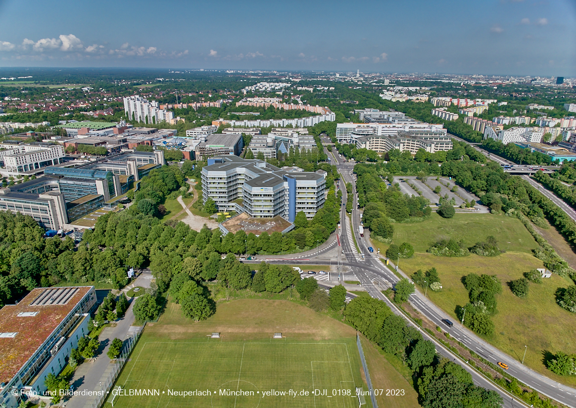 07.06.2023 - Perlach Plaza, PEP, Rentenversicherung, Wohnring, WACKER-Chemie in Neuperlach